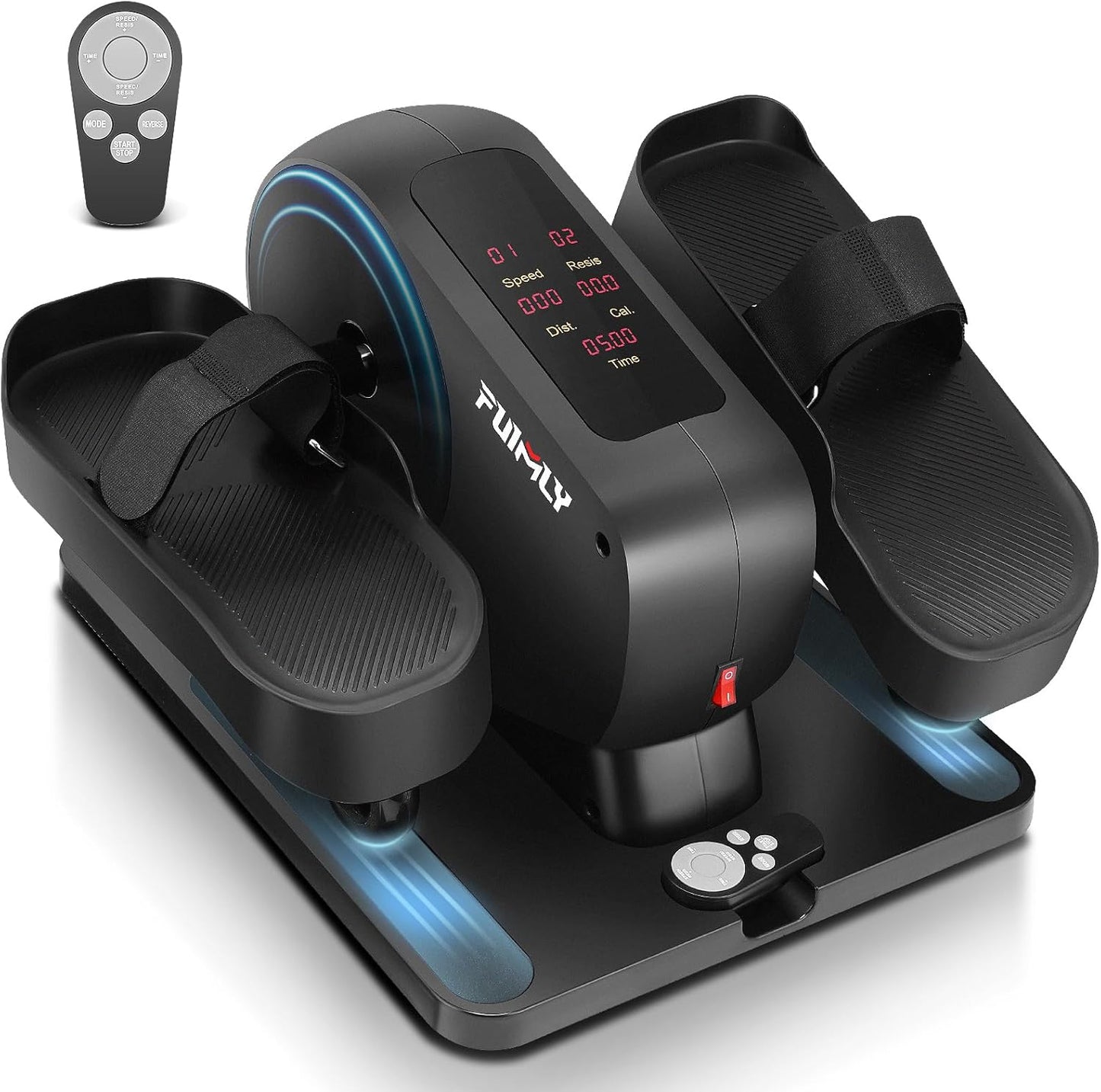 FUNMILY Under Desk Elliptical for Seniors - Portable Exerciser
