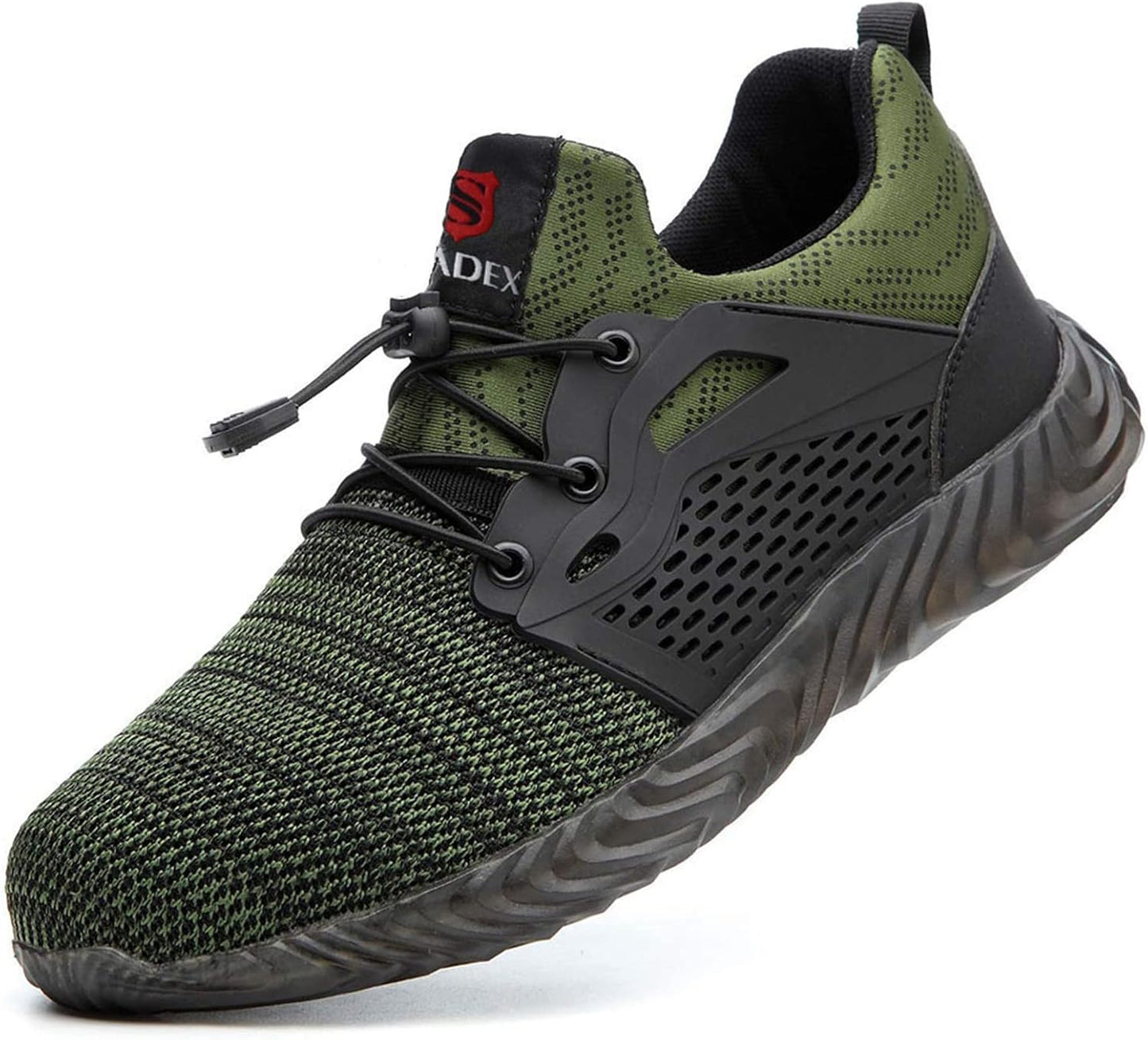 SUADEX Steel Toe Shoes for Men Women - Lightweight Safety Sneakers