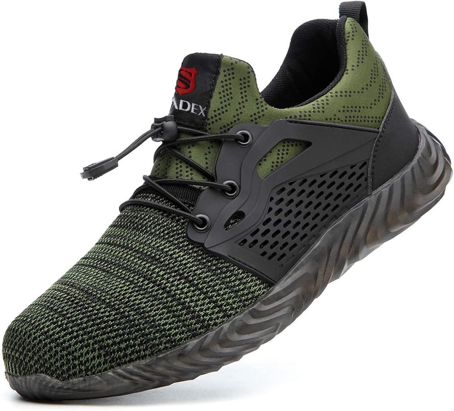 SUADEX Steel Toe Shoes for Men Women - Lightweight Safety Sneakers