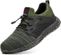 Indestructible Steel Toe Work Shoes for Men Women - Lightweight Safety