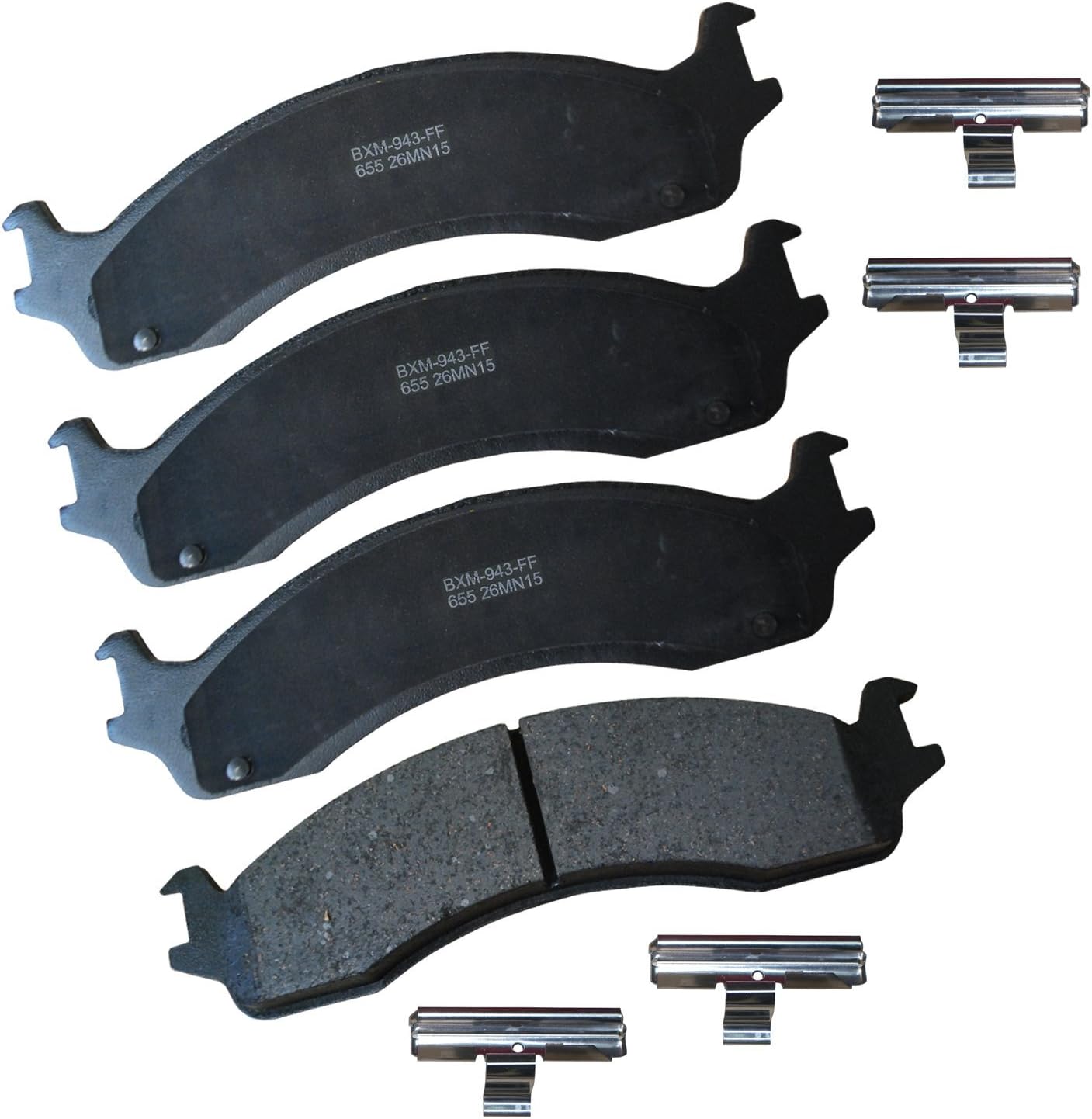Bendix Premium SBM655 Semi-Metallic Brake Pads for Dodge & Ford