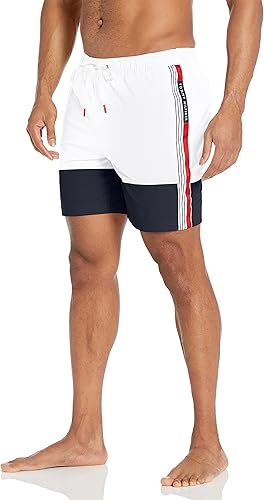 Tommy Hilfiger Men's Standard 7 in Swim Trunks for Comfort