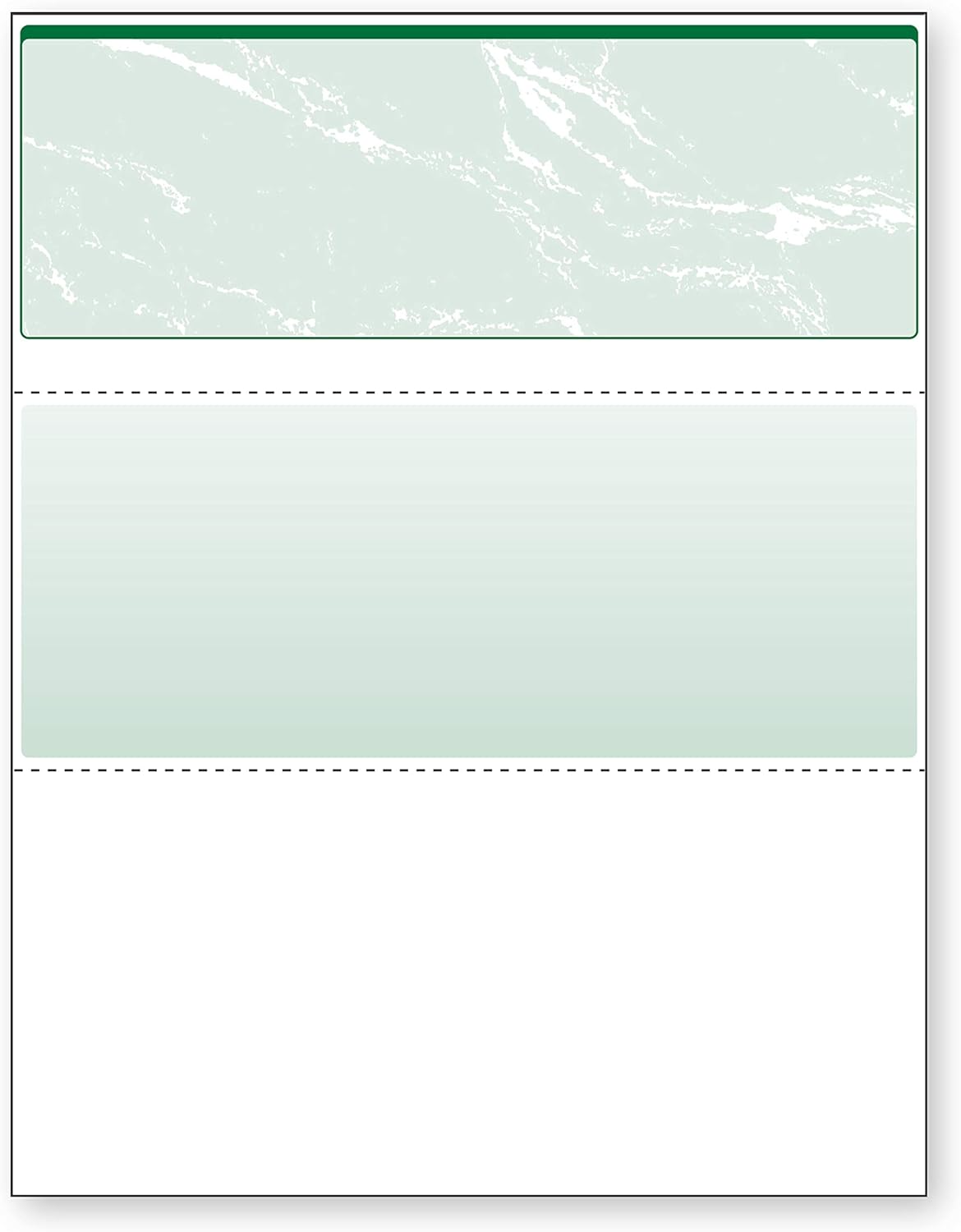 DocuGard Green Marble Top Checks with Advanced Security Features