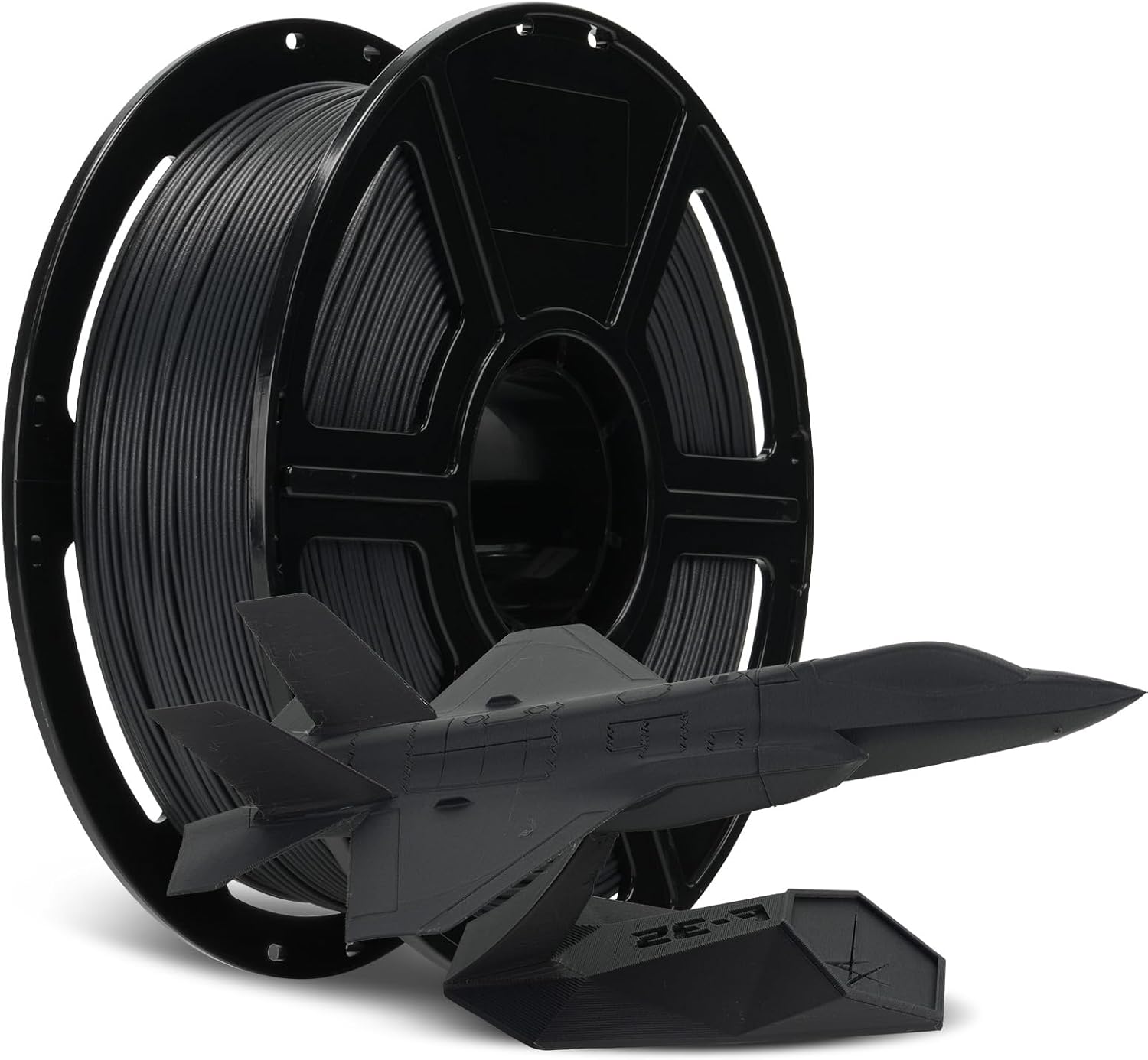 FLASHFORGE Carbon Fiber PLA Filament for Strong 3D Printing