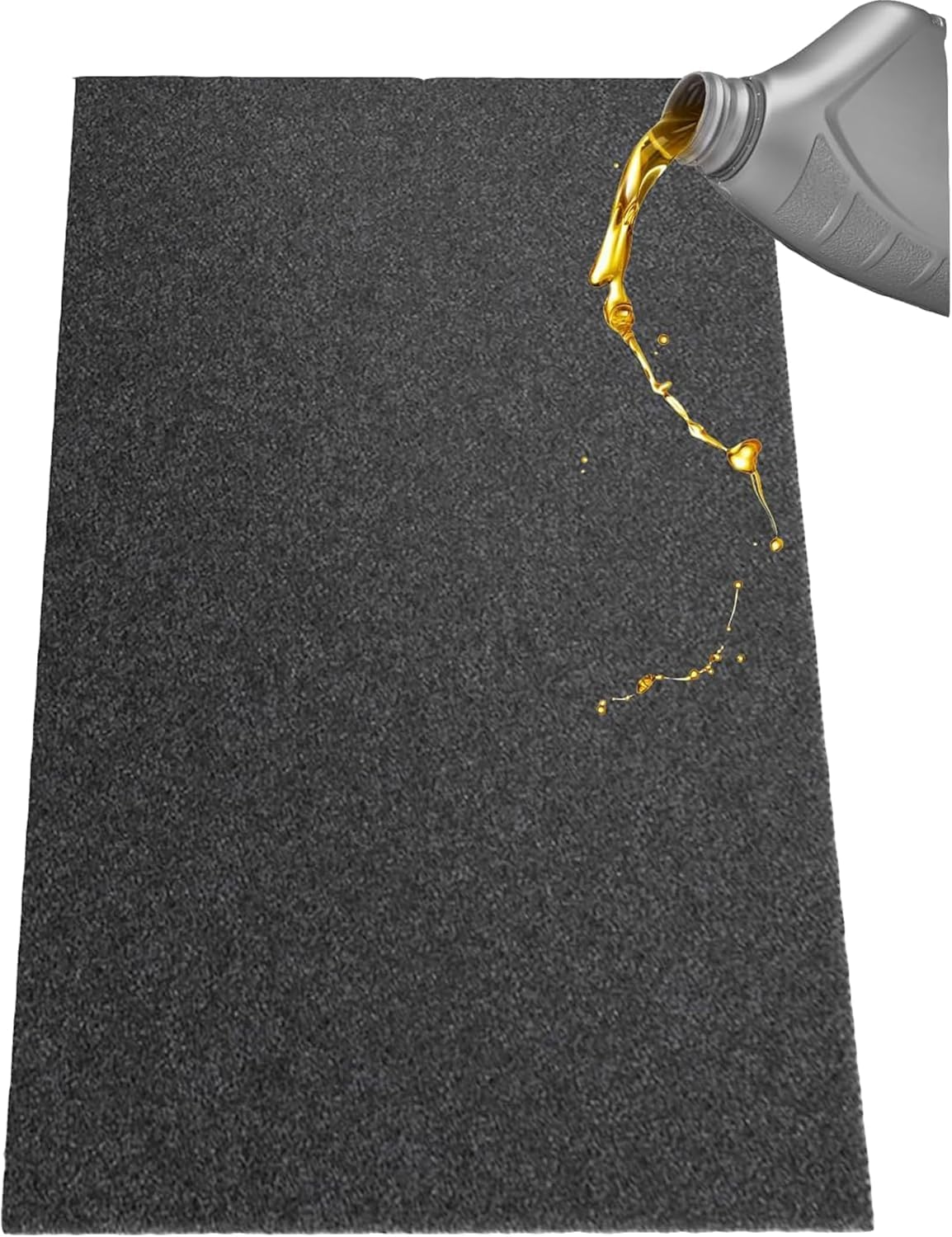 Oil Spill Mat - Reusable Garage Floor Protector 17ft x 7ft 4in