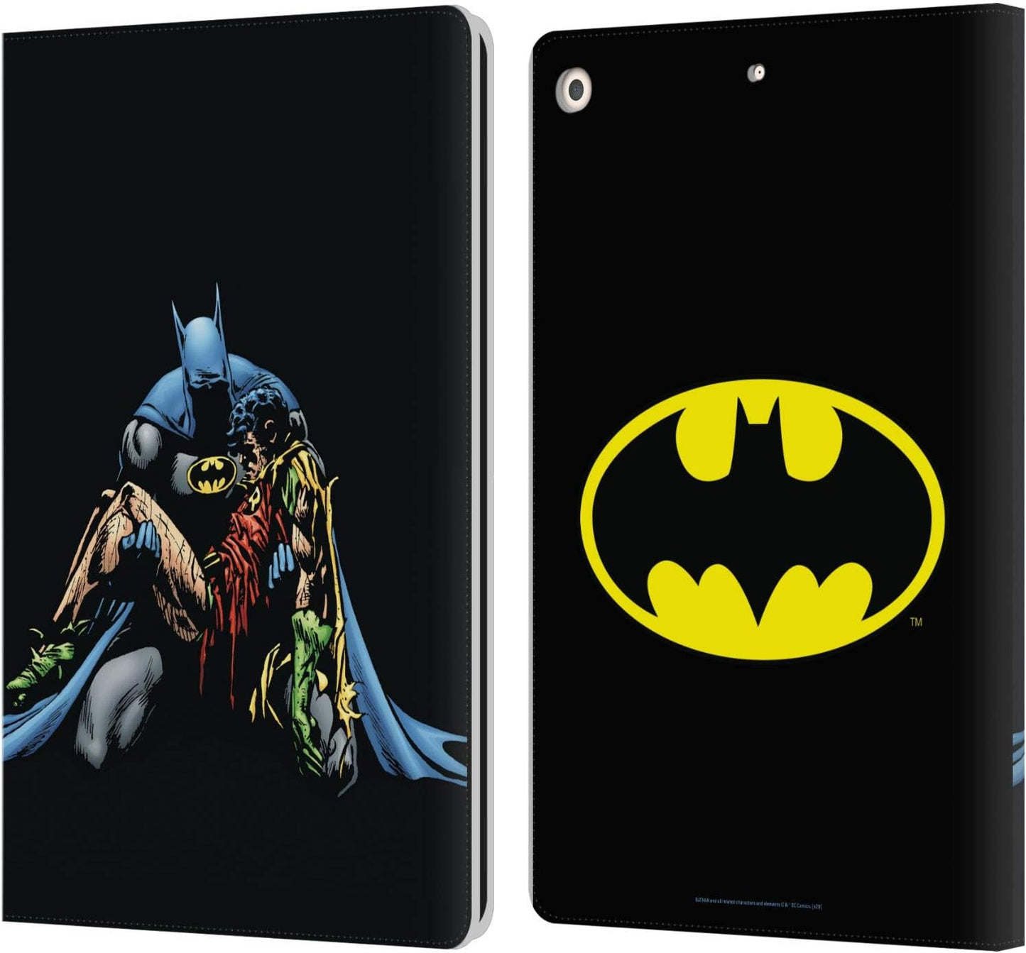 Batman DC Comics Leather Wallet Case for iPad 10.2 2019-2021