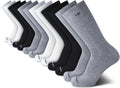 Calvin Klein Mens Crew Socks 12 Pack - Soft Stretch Athletic Crew