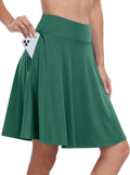 Knee Length Skorts Skirts for Women - Comfortable High Waisted Skort 2