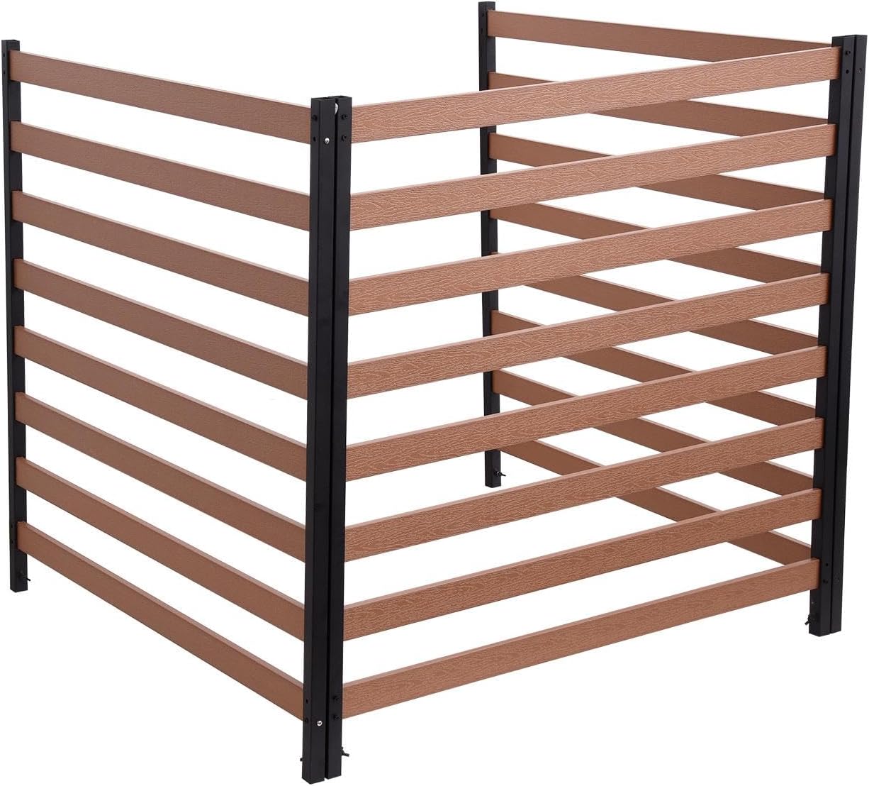Hide AC & Trash Cans with Garden Panel
