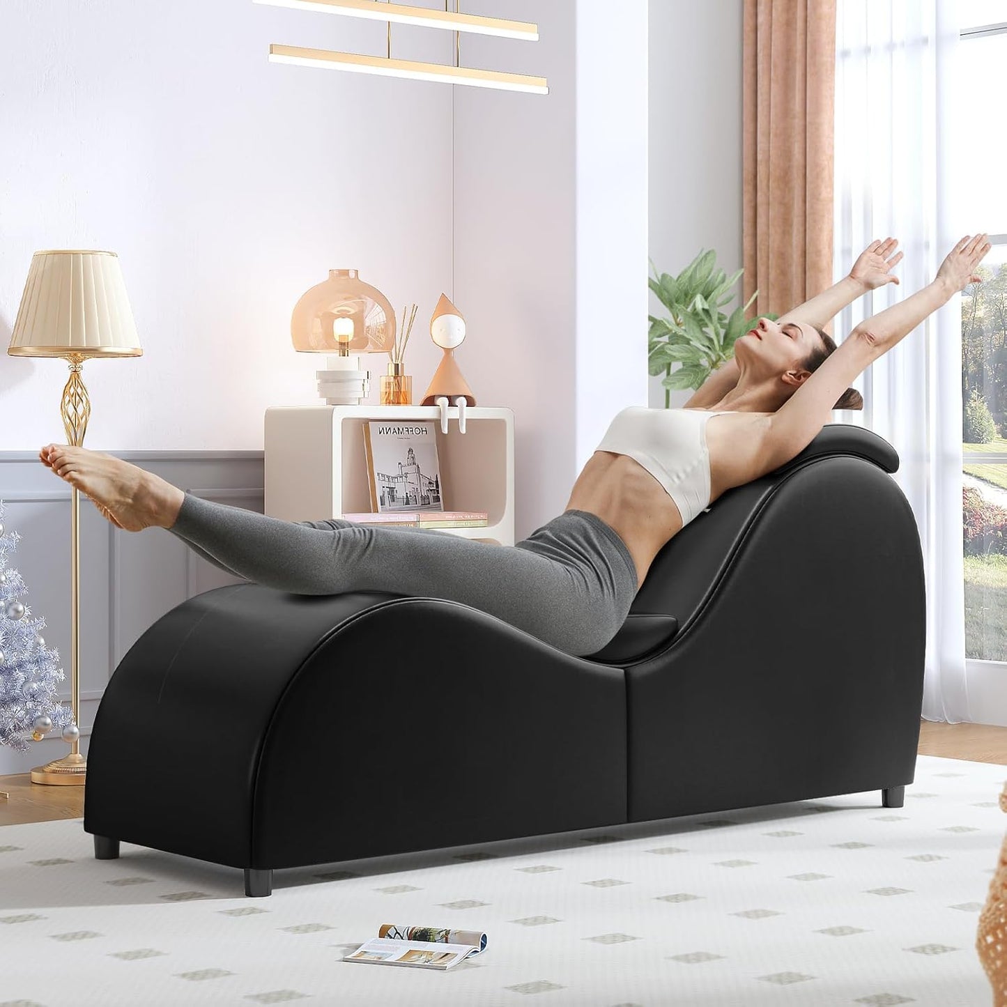 Curved Yoga Chair for Stretching & Relaxing