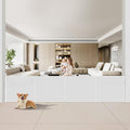 200 in Retractable Baby Gate 42 in Tall - Extra Wide Safety Gate