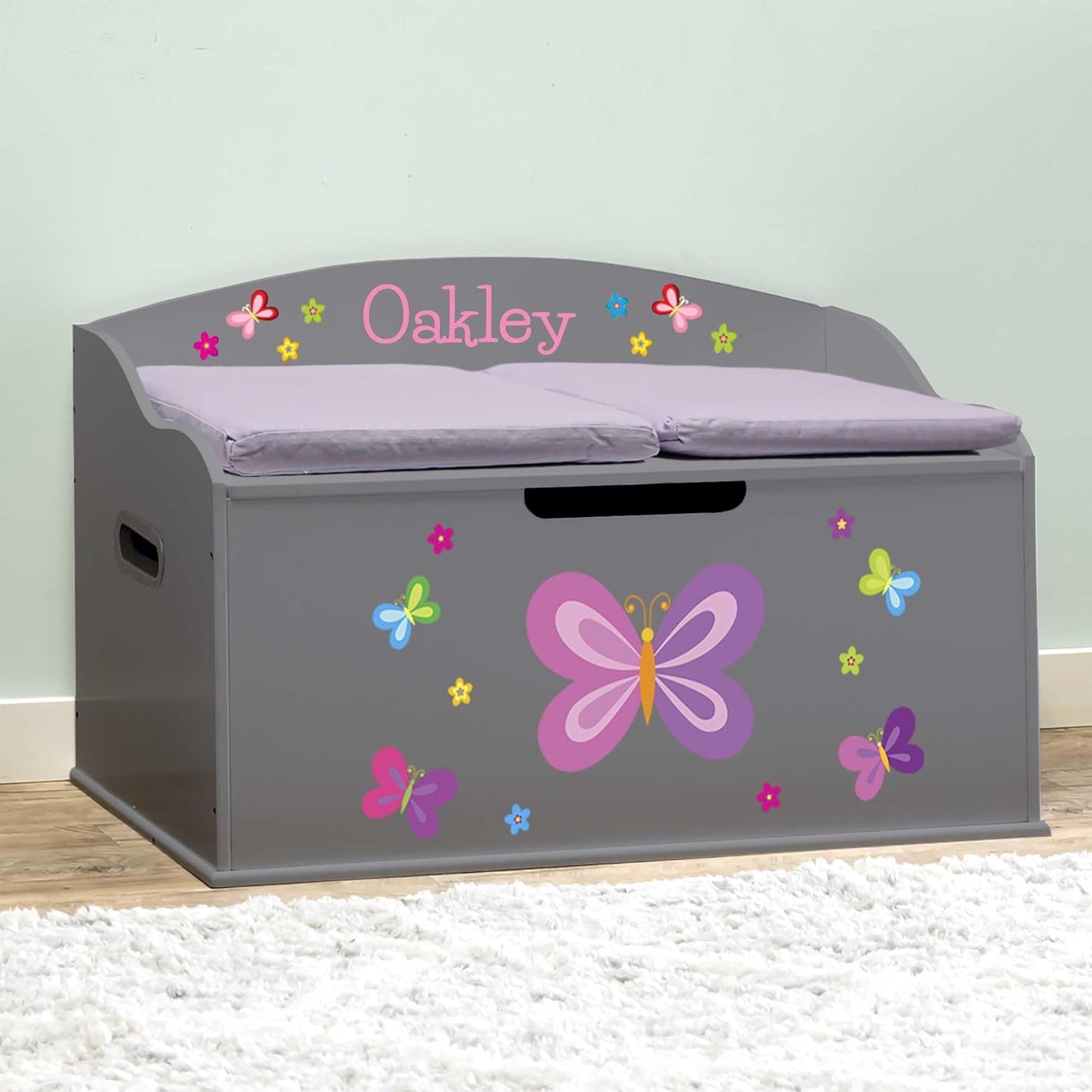 DIBSIES Personalized Creative Wonders Toy Box for Kids Storage