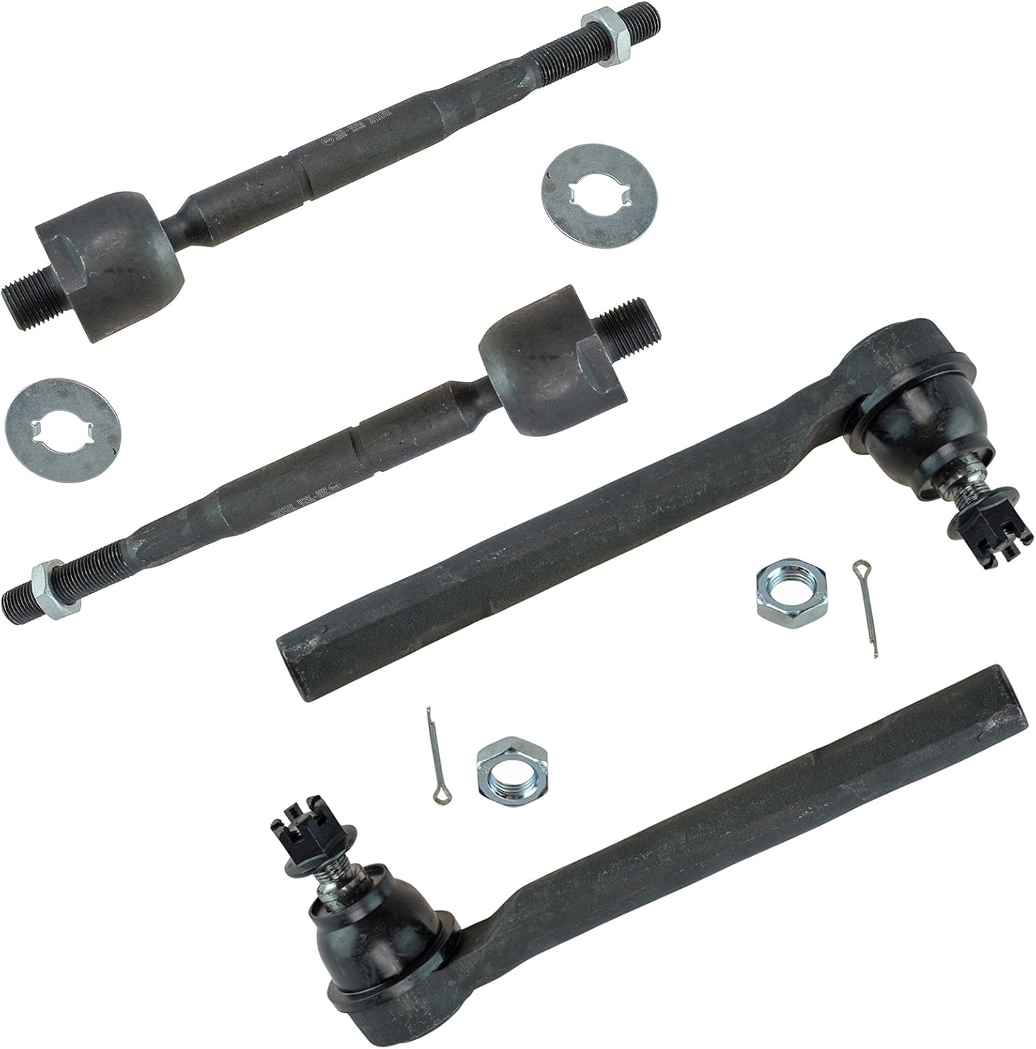 TRQ Front Tie Rod Set for 2005-2010 Honda Odyssey Vehicles
