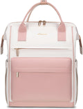 LOVEVOOK Laptop Backpack for Women with USB Port and Trolley Strap