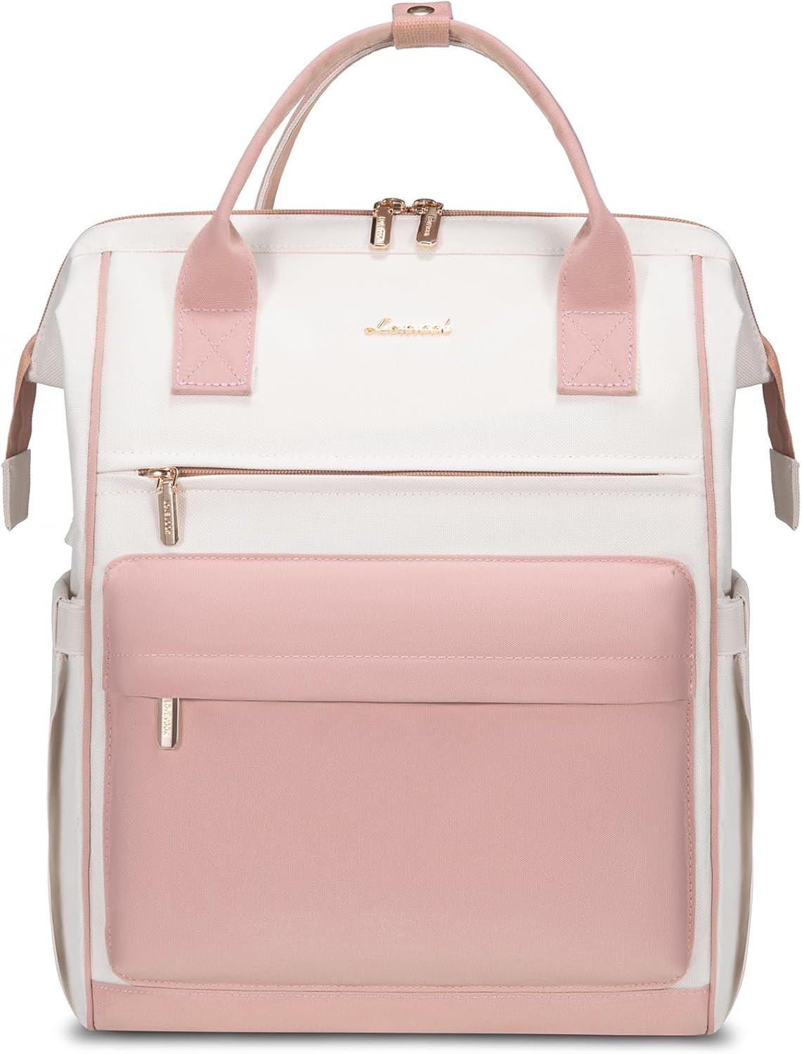 LOVEVOOK Laptop Backpack for Women with USB Port and Trolley Strap