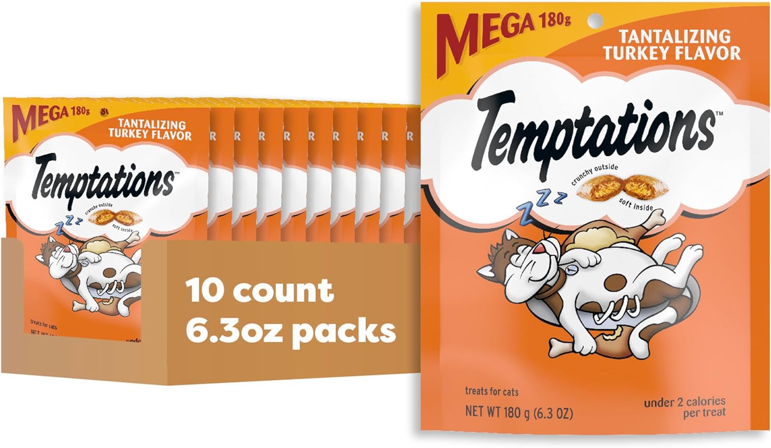 Temptations Classic Crunchy and Soft Cat Treats for Cats
