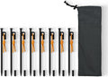 Unbreakable Steel Tent Stakes - Secure & Durable