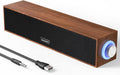 Computer Speakers Wooden Multimedia Digital Speaker - Vintage USB