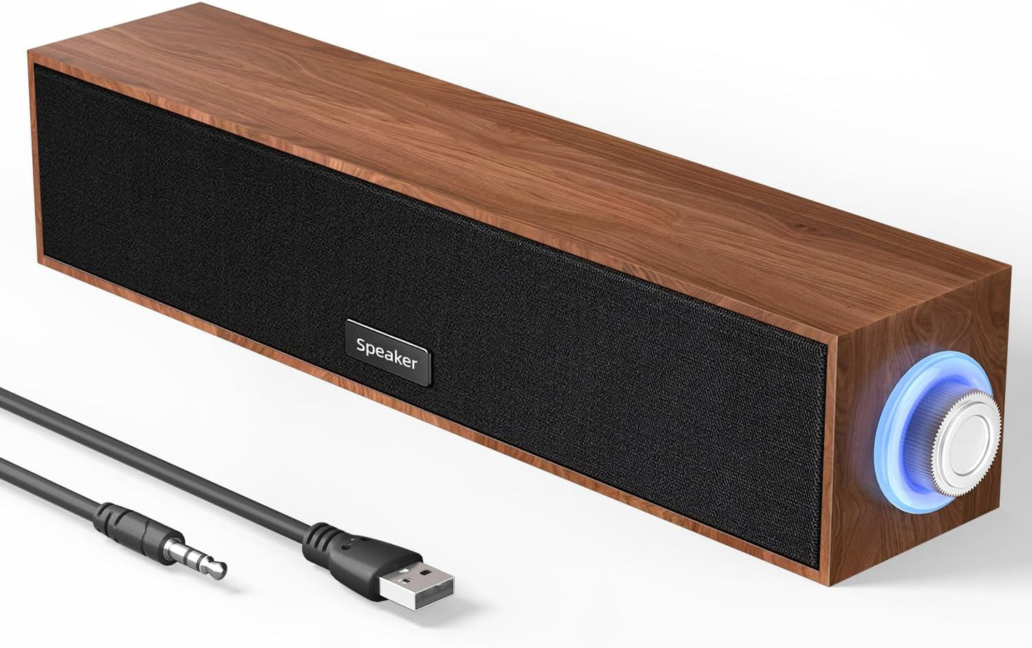 Immerse in Rich Surround Sound with Uakinat Wooden Speakers!