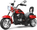 Costzon Kids Motorcycle 6V Ride-On Chopper - Stable 3-Wheel Toy