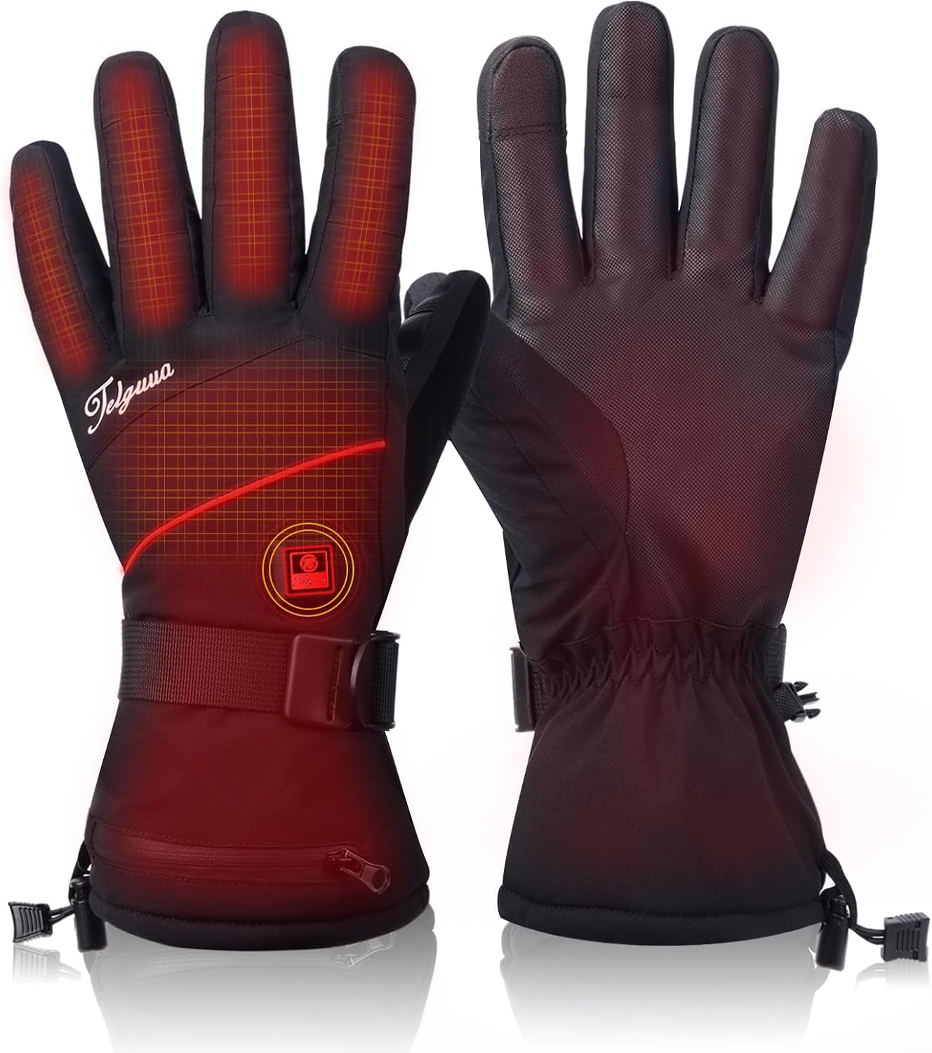 Telguua Heated Gloves for Men and Women - Ultimate Winter Warmth