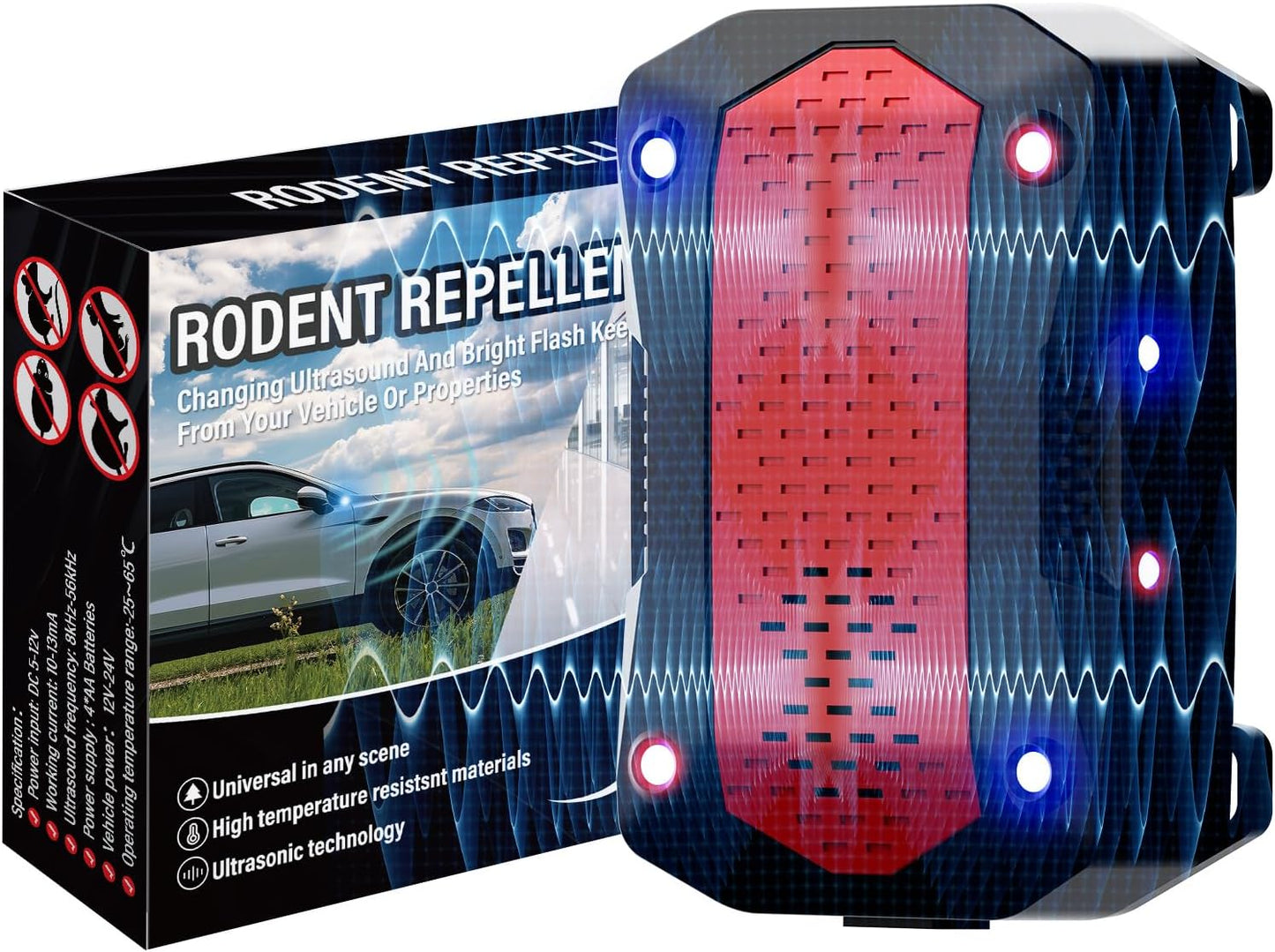 buzzkick Ultrasonic Rodent Repeller