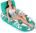 Jasonwell Inflatable Pool Float Lounger - Comfortable Adult Pool Chair