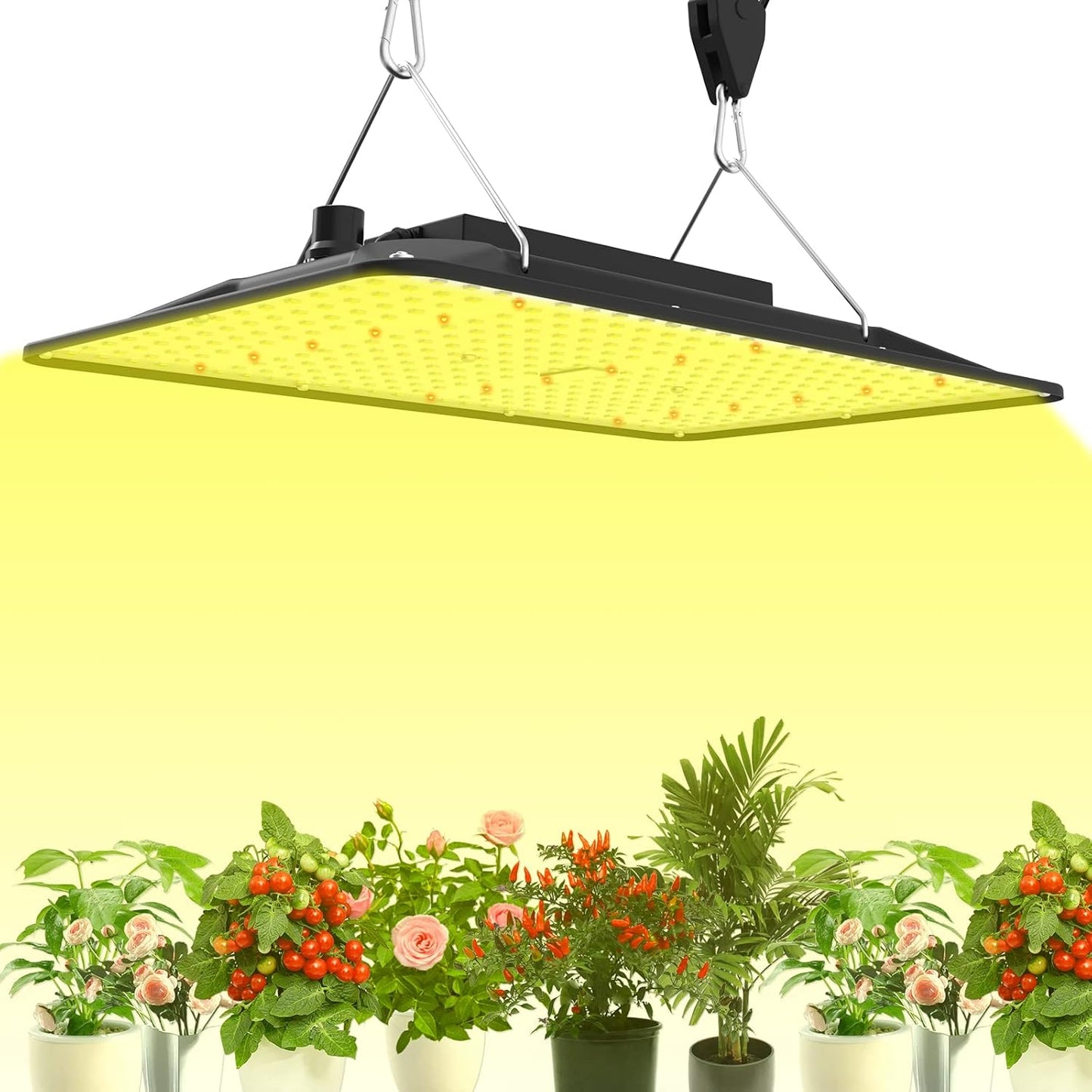 100W LED Grow Light: Daisy Chainable, Dimmable - Ideal for 2x2 Tents