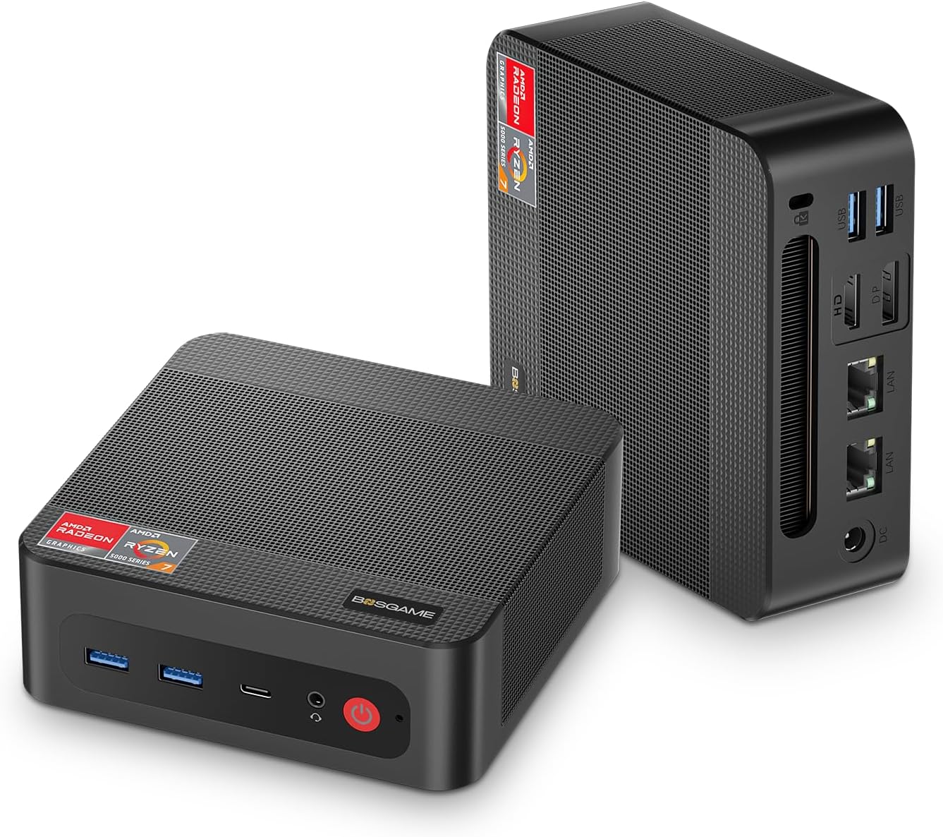 BOSGAME Mini PC: Ryzen 7, 32GB RAM, 1TB SSD, Triple 4K Displays