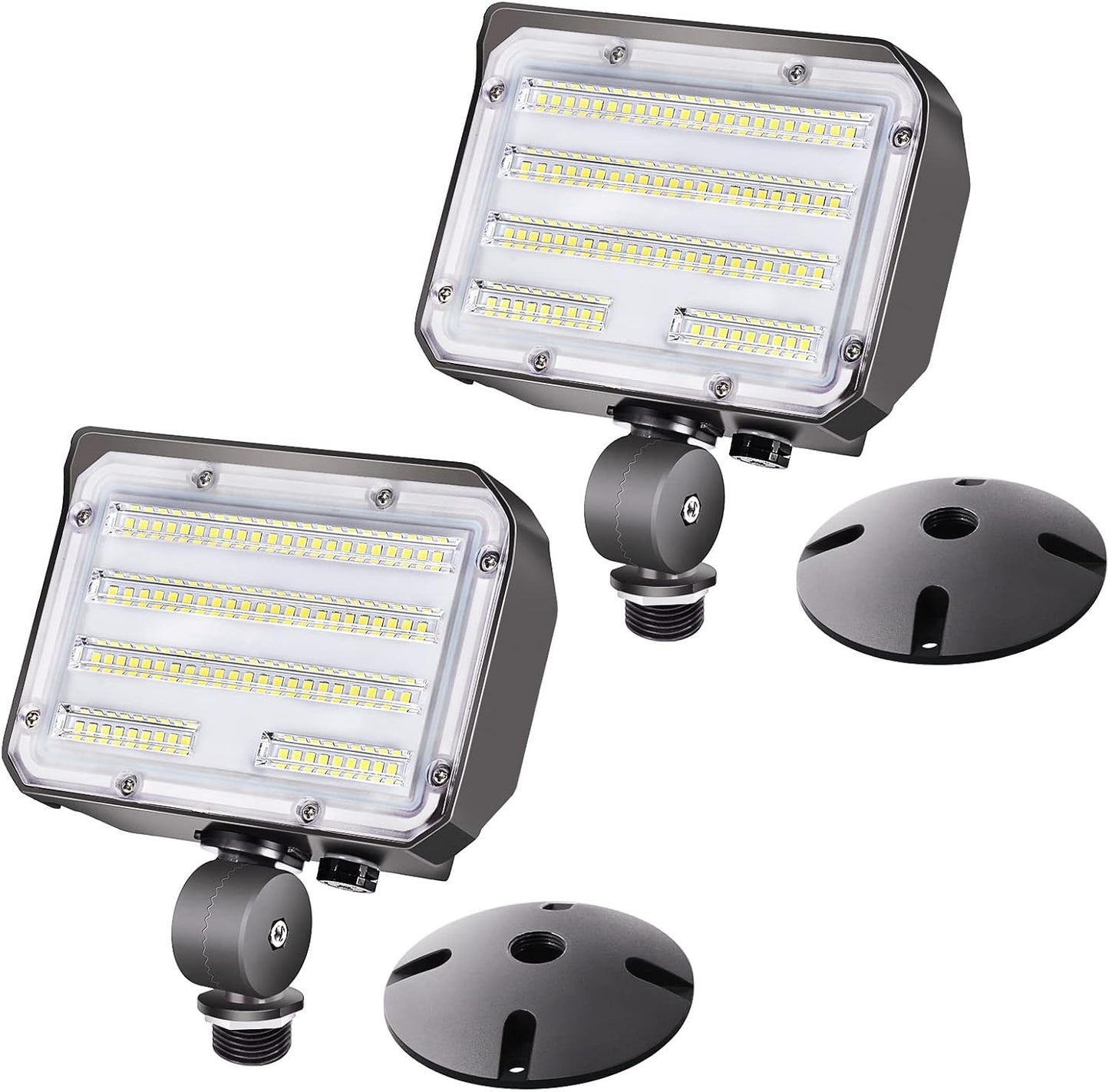 40W LED Flood Light for Outdoor Security with Dusk-to-Dawn Sensor