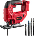 Cordless Jig Saw for Milwaukee M18 Battery - 7 Speed, LED Light