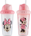 Disney Toddler Sippy Cups Pack of Two - Leak Resistant Travel Cups