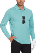 JWM Men's Long Sleeve Golf Polo Shirts for Performance and Style