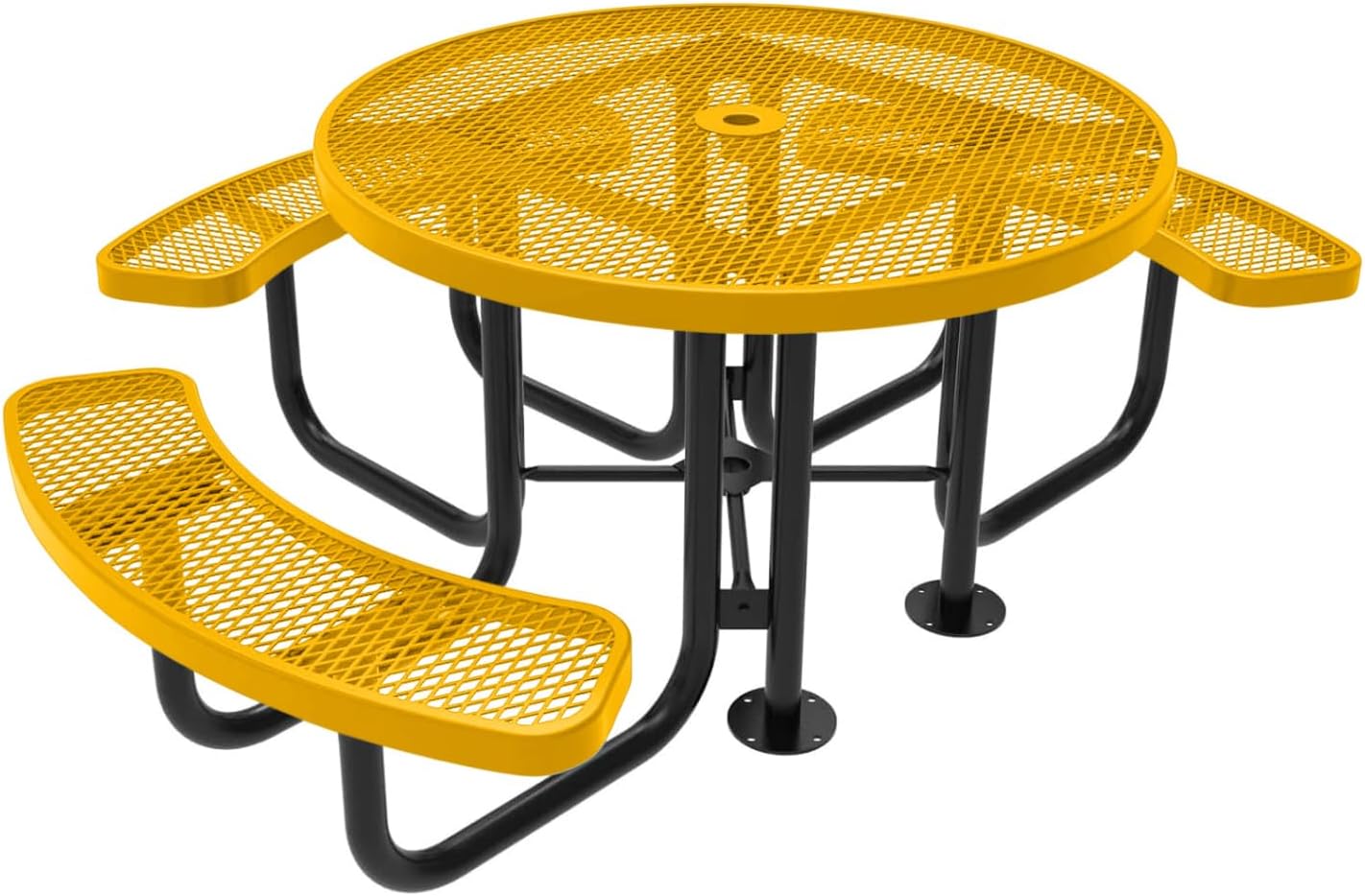 Durable Outdoor Picnic Table with Umbrella Hole for All Settings
