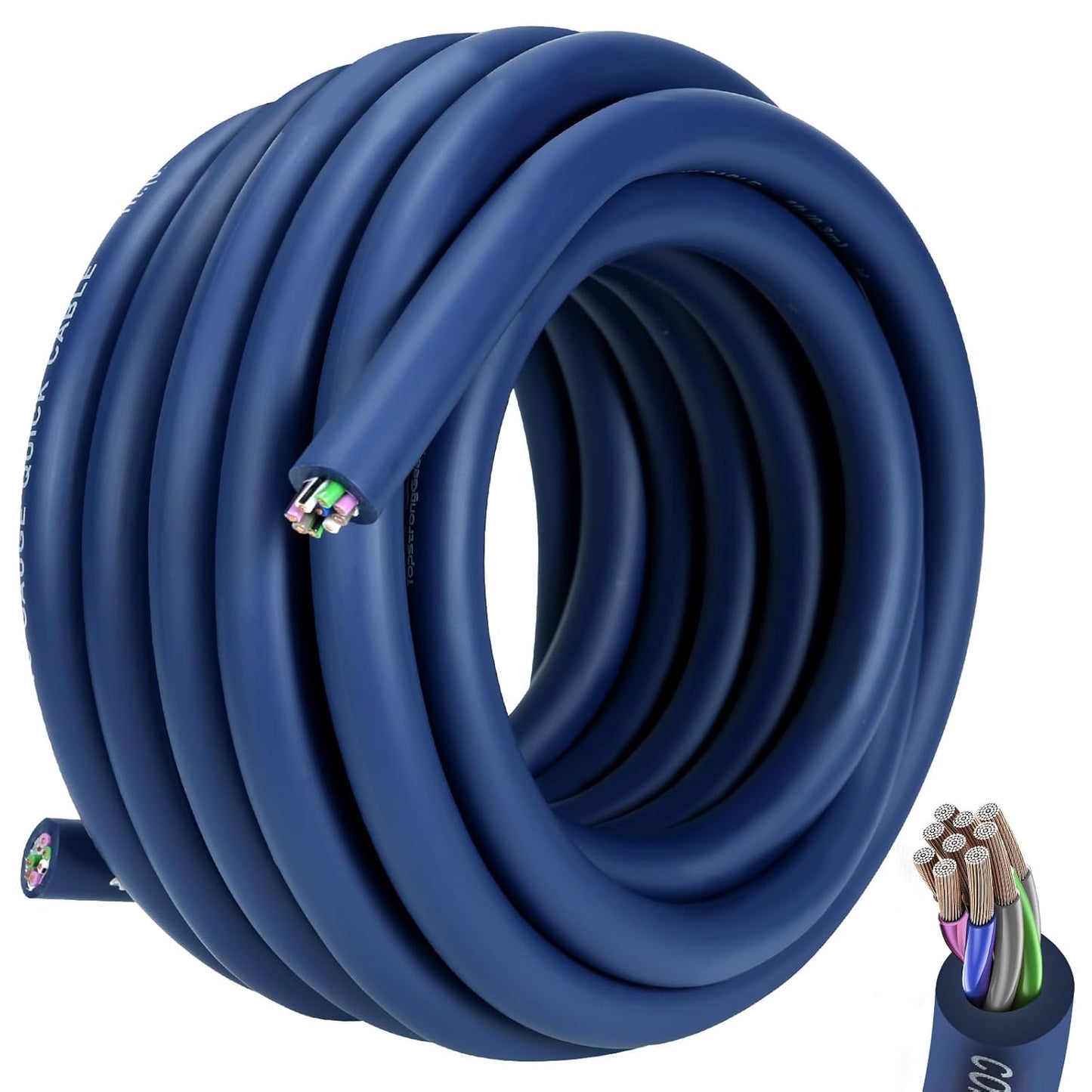TOPSTRONGGEAR 20 Feet 9-Conductor Speaker Cable for Quality Sound