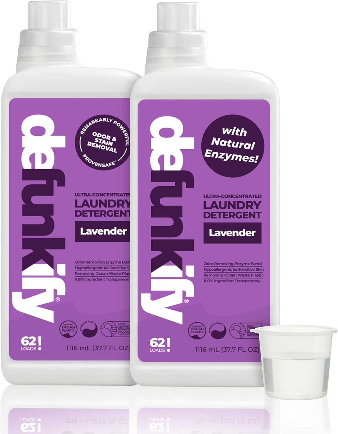 Defunkify Lavender Liquid Laundry Detergent for Sensitive Skin