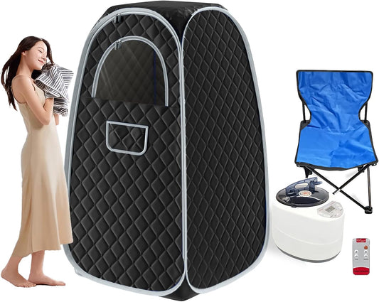 Foldable Portable Home Sauna w/ Remote Control