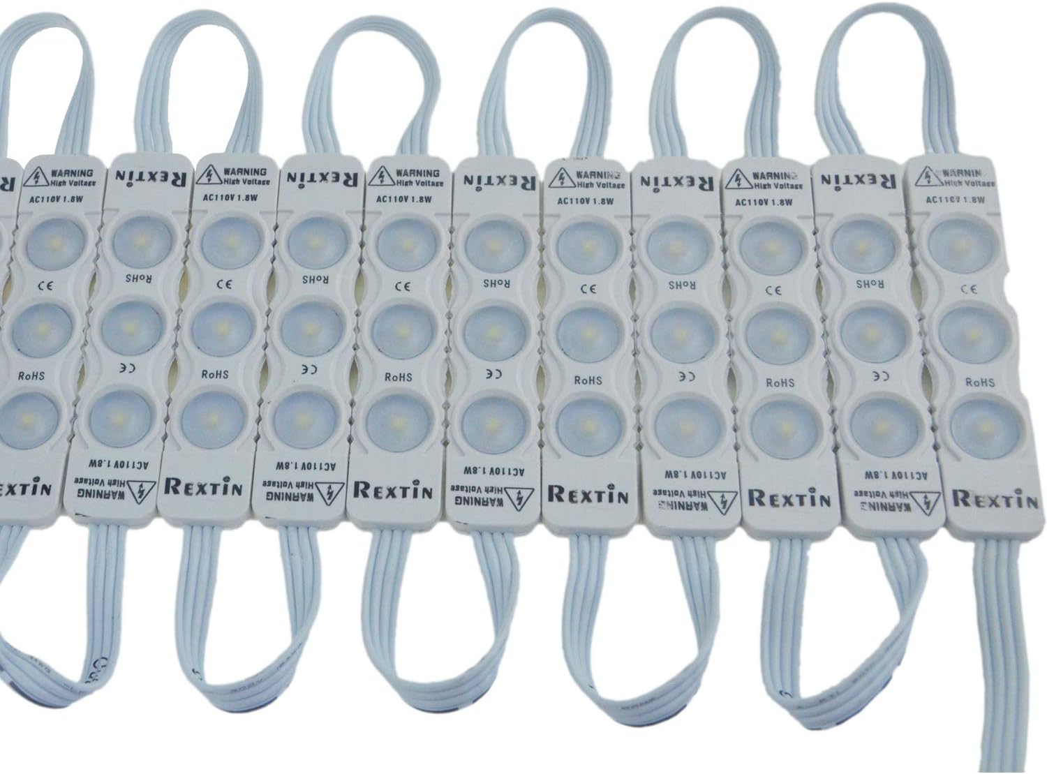 REXTiN Super Bright 2835 LED Module Red for Sign Lighting