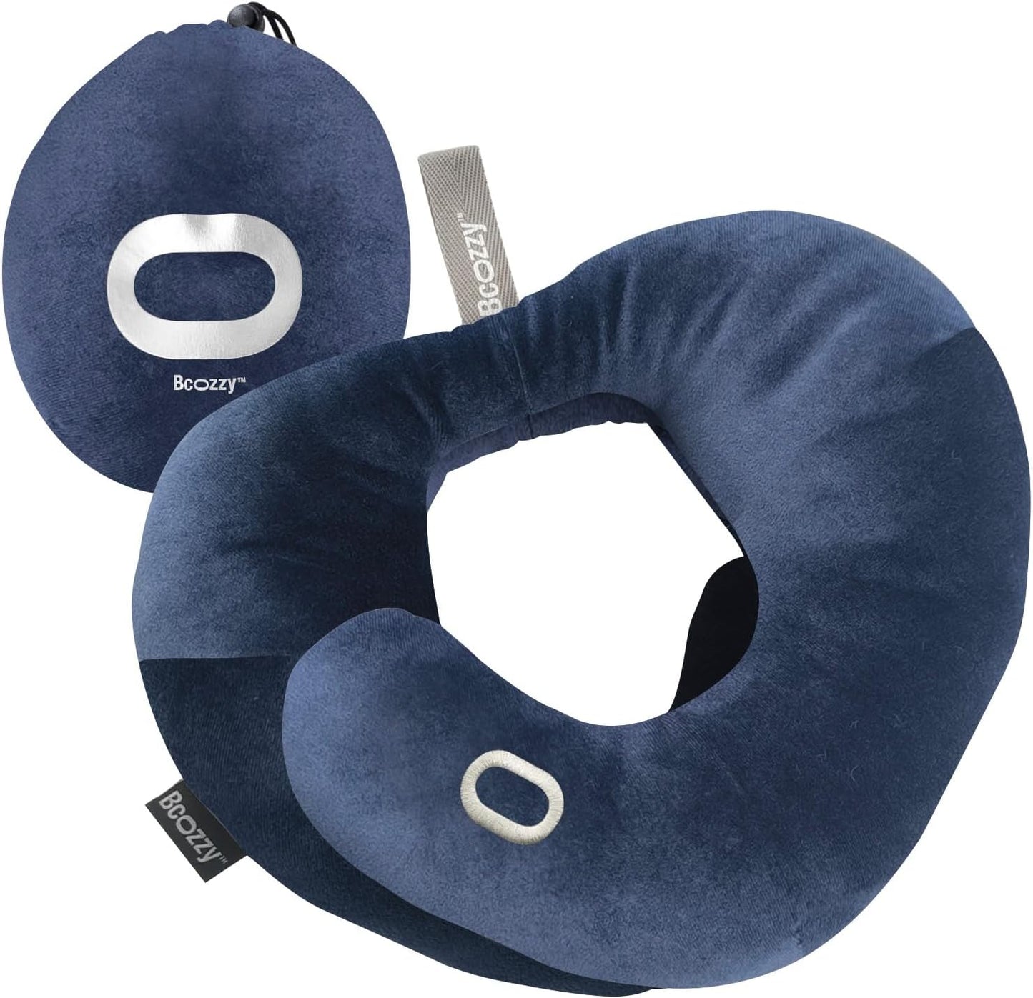 BCOZZY Flat Back Travel Neck Pillow for Ultimate Comfort
