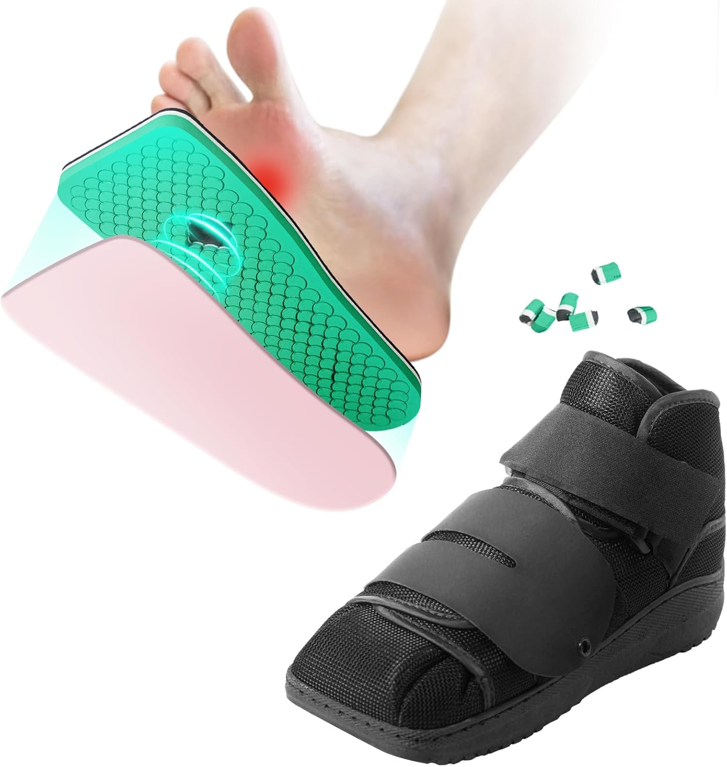 Closed Post Op Shoe for Foot Support and Recovery Comfort