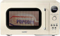 COMFEE Retro Oven 0.9 cu.ft Microwave - Compact 900W Countertop