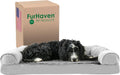 Comfortable Large Dog Bed with Bolsters and Memory Foam by Furhaven