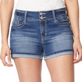WallFlower Luscious Curvy 9-inch Mid-Rise Bermuda Shorts - Curve so