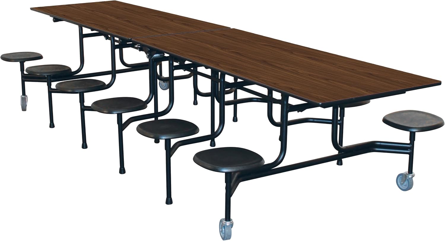 12' Mobile Folding Stool Table for Versatile Spaces