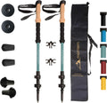 Montem Ultra Light Carbon Fiber Trekking Poles - Foldable, Quick Lock