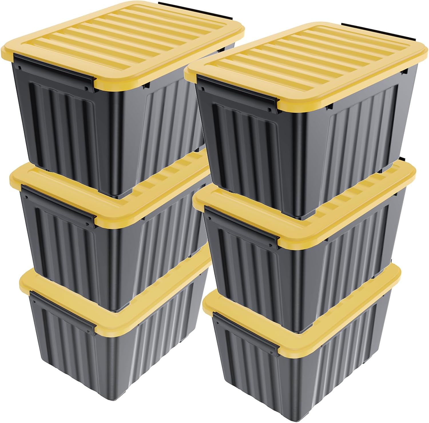 Nazhura 72Quart Plastic Storage Bin for Organized Living