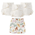 Esembly Cloth Diaper Bundle Set Size 2 - Organic Inners + Waterproof