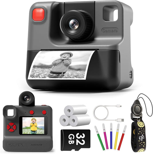 Instant Print Kids Camera with 24MP Selfie - LETSHAHA