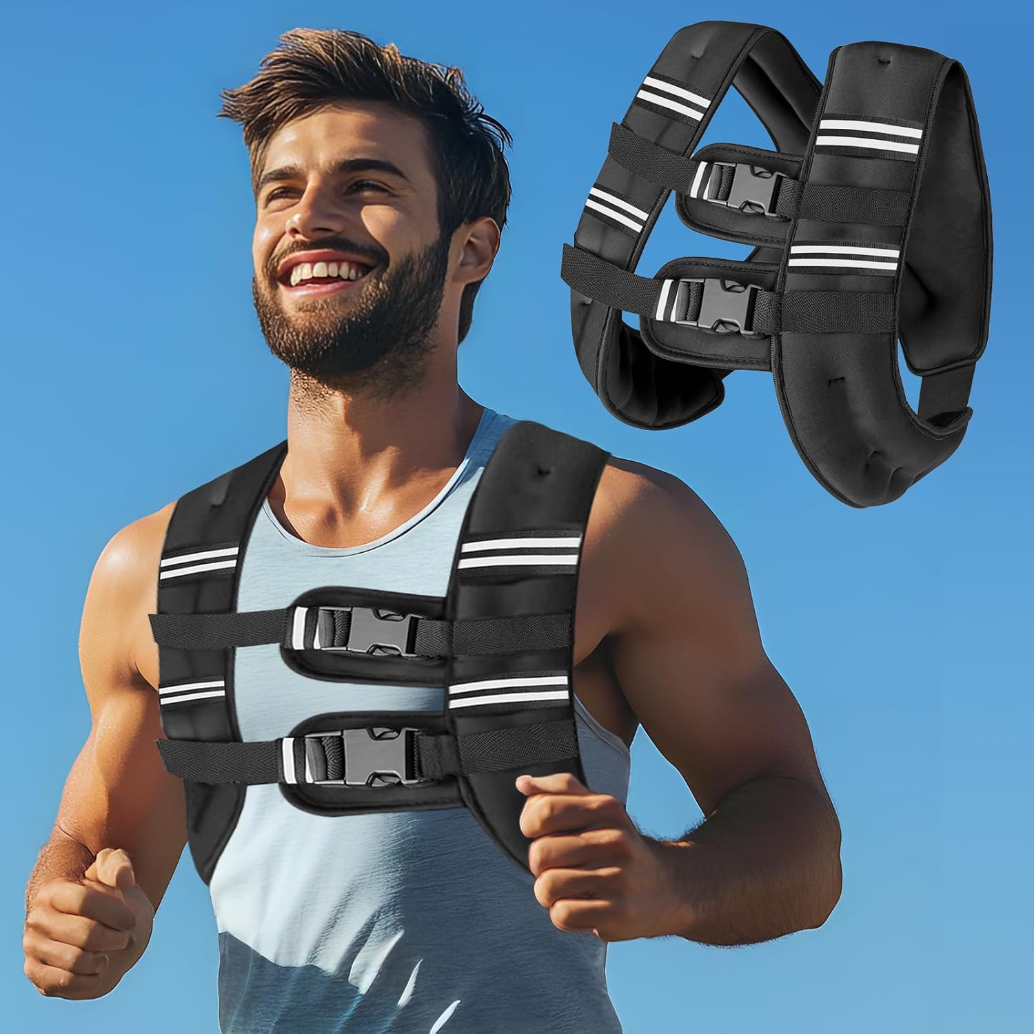 Zikopomi Weighted Vest for Enhanced Workout and Fitness Training