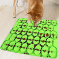 Large Silicone Snuffle Mat for Dogs Slow Feeder - Green